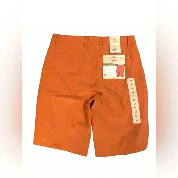 🔥Hurley Men's Orange Shorts🔥 - Picture 2 of 9
